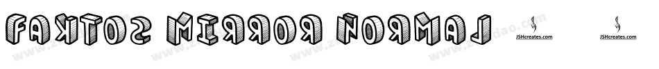 Faktos Mirror Normal字体转换